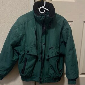 Obermeyer Kids Forest Green Puffer Jacket